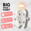 Big Face Rabbit™ Silicone Night Light